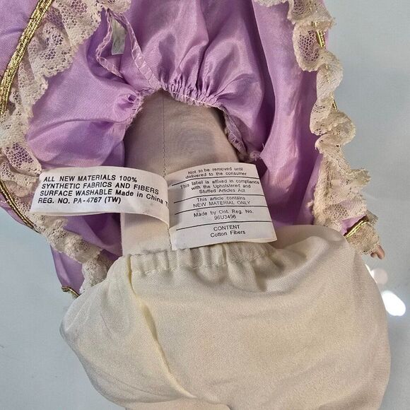 Hamilton Collection 1998 Angel Porcelain Doll Keep Me Safe All Through The Night - Picture 8 of 8